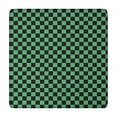 thumbnail image 1 of Green and Black Checkerboard Pattern Square Fitted Tablecloth with Elastic Edge,Square Table Cover,Washable Elastic Table Cover for Home Kitchen Party Decor 34"x34", 1 of 6