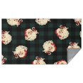 thumbnail image 1 of Green and Black Christmas Plaid Santa Pattern Rectangle Tablecloth 60"x102",Waterproof Polyester Rectangle Table Cloth, Wipeable Spillproof Polyester Tablecloth for Dining, Camping, Indoor and Outdoor, 1 of 6