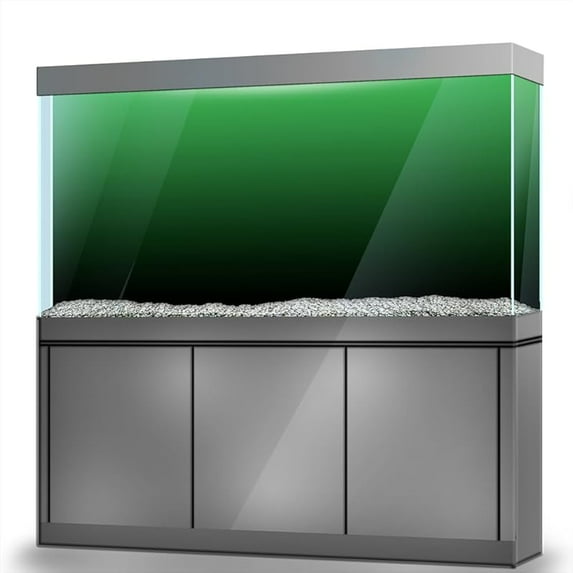 Green Black Gradient Aquarium Background Stickers - Fish Tank Reptile Terrarium Decor (Multiple sizes)