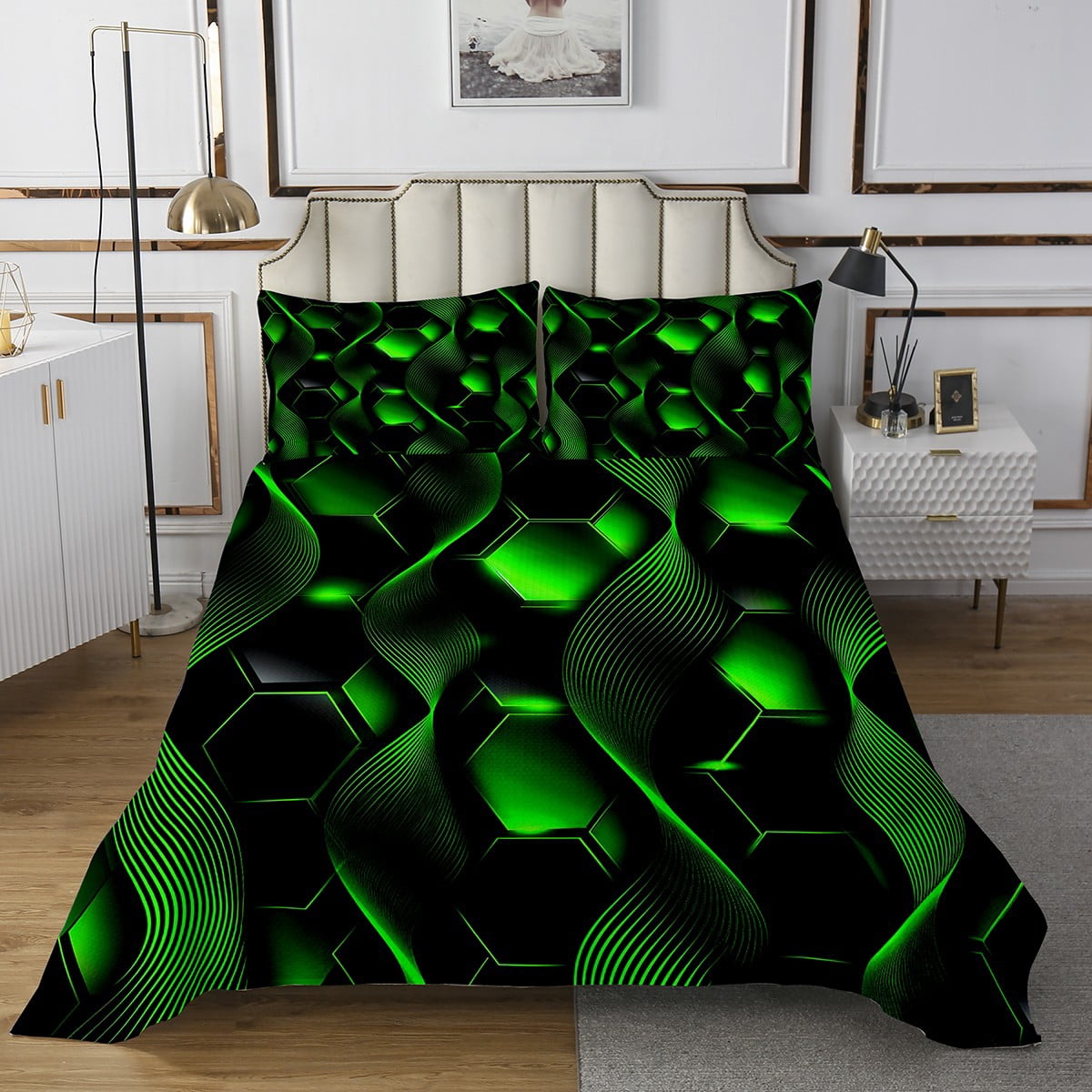 Ged Crest Black Bedding Set