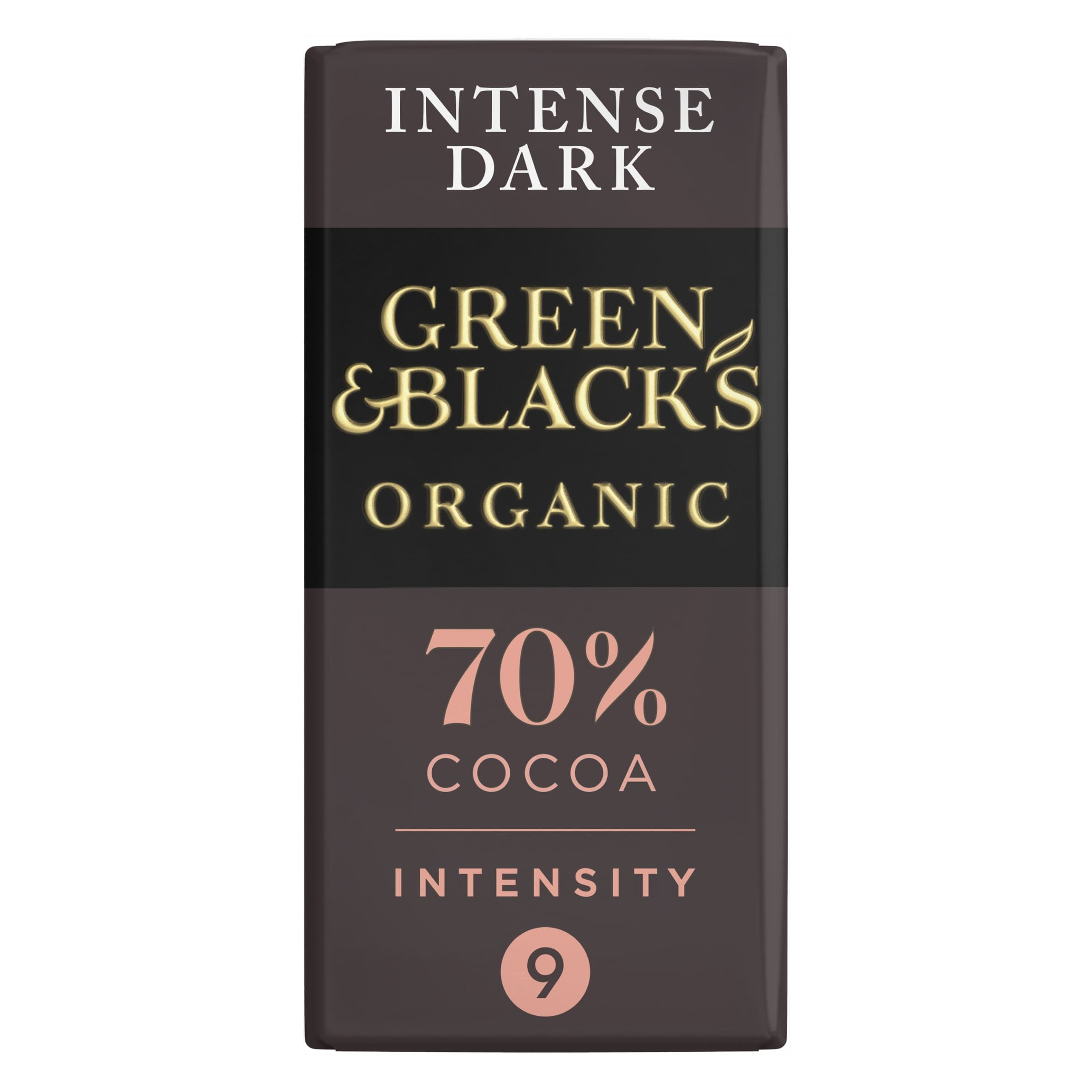 Green & Black's Organic 70% Dark Chocolate Bar 90g, Imported from Britain