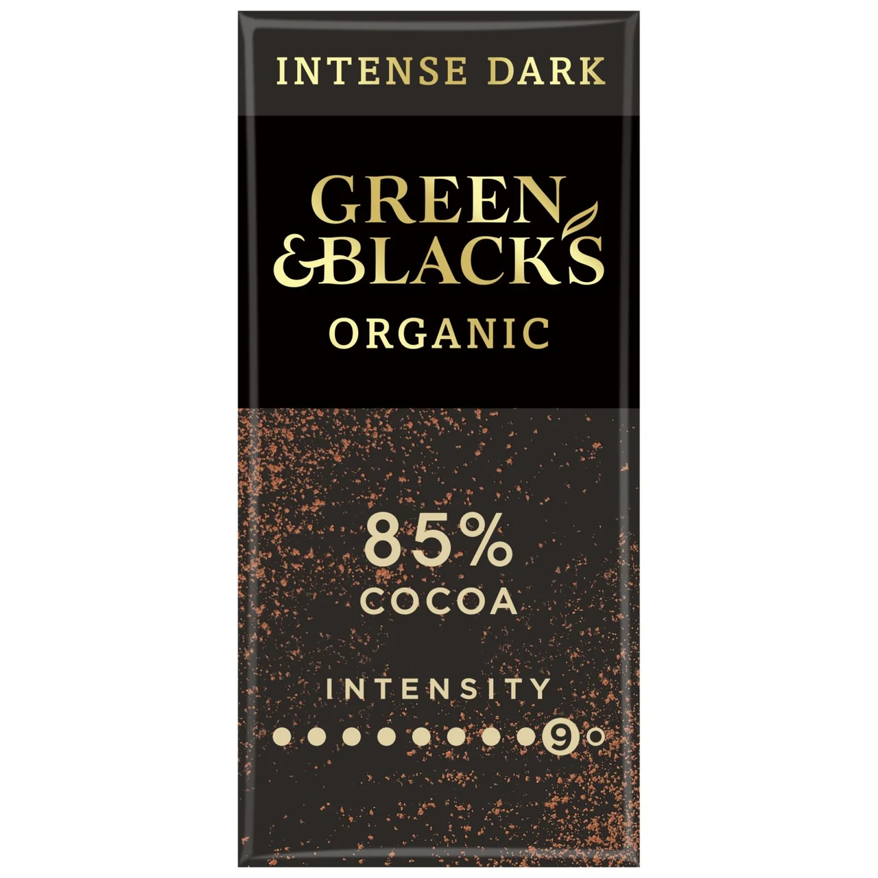 Green & Black's Organic 85% Dark Chocolate Bar 90g, Imported from Britain