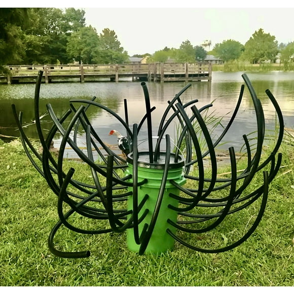 Green Blob Outdoors - Fish 'N A Barrel Artificial Habitat with Limbs for Fishing