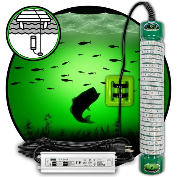 Green Blob Outdoors LED Underwater Fishing Lights for Docks Snook Bass Catfish Made in America