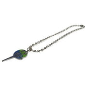 WWE Green/Blue Hardy Boyz Matt Jeff Pendant Necklace with Chain