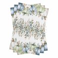 thumbnail image 1 of Green Blue Pumpkin Fall Kitchen Towels Set of 3, Water Absorbent Dish Towel, Thanksgiving Eucalyptus Leaves Weeping Decorative Hand Towels - Quick Drying Cloth for Cooking Baking, 18x28 Inch, 1 of 8