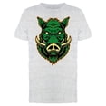 thumbnail image 1 of Green Boar T-Shirt Men -Image by Shutterstock, Male 3X-Large, 1 of 2