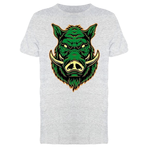 Green Boar T-Shirt Men -Image by Shutterstock, Male 3X-Large