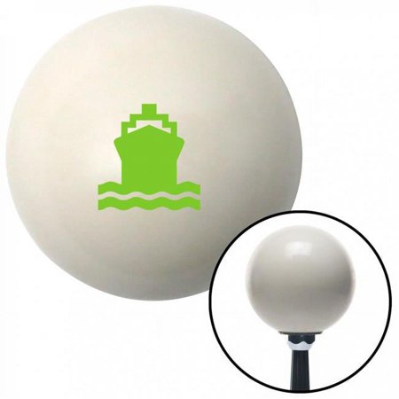 Green Boat Ivory Shift Knob with M16 x 1.5 Insert Shifter Auto Manual Custom Brody
