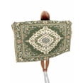 thumbnail image 1 of Green Boho Beach Towels Oversized Super Absorbent, Chic Traditional Antique Geometric Rustic Lightweight Bath Towel Quick Dry Sets For Bathroom/Pool/Rv Camping/Beach Play/Gym Room/Picnic 31"x62", 1 of 8