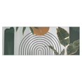 thumbnail image 1 of Green Boho Geometric and Plant Pattern (4) Kitchen Rug Mat,Kitchen Runner Rugs Non Skid Washable,Decorative Kitchen Floor Mats for Kitchen,Sink,Laundry,17"X47", 1 of 5
