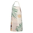 thumbnail image 1 of Green Boho Geometric and Plant Pattern Apron-Garden Aprons for Women with Pockets-Cotton Linen Waterproof Kitchen Cooking Gardening Aprons Adjustable for Kitchen,Cooking,BBQ and Salon 33x27 Inch, 1 of 7