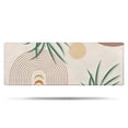 thumbnail image 1 of Green Boho Geometric and Plant Pattern Bathroom Rugs Mat,Non Slip Microfiber Bathroom Rug,Rubber Backing,Soft Bathroom Mats for Bathroom Floor,Tub and Shower,47x17in(120x43cm), 1 of 5
