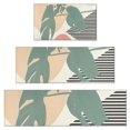 thumbnail image 1 of Green Boho Geometric and Plant Pattern Kitchen Rugs Sets Of 3,Kitchen Runner Rugs Non Skid Washable,Decorative Kitchen Floor Mats for Kitchen,Sink,Laundry,17"x30"+ 17"x47" + 17"x59", 1 of 6