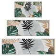 thumbnail image 1 of Green Boho Plant Pattern Kitchen Rugs Sets Of 3,Kitchen Runner Rugs Non Skid Washable,Decorative Kitchen Floor Mats for Kitchen,Sink,Laundry,17"x30"+ 17"x47" + 17"x59", 1 of 6