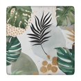 thumbnail image 1 of Green Boho Plant Pattern Square Fitted Tablecloth with Elastic Edge,Square Table Cover,Washable Elastic Table Cover for Home Kitchen Party Decor 34"x34", 1 of 6