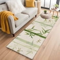 thumbnail image 1 of Green Botanical 2'x6' Runner Rugs for Hallway Kitchen Bedside Non Slip Washable, Farmhouse Dragonfly Entryway Rug Runners with Rubber Backing, Long Carpet Runner for Laundry Room, 1 of 8