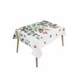 thumbnail image 1 of Green Botanical Table Cloth, Watercolor Spring Eucalyptus Leaves Red Waterproof Tablecloth for Rectangle Tables, Reusable Washable Fabric Table Cover for Restaurant Kitchen Dining Tables 60"x102", 1 of 6