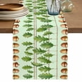 thumbnail image 1 of Green Botanical Table Runner 36 Inches, Acorn Spring Summer Plant Leaves Bed Runner Dresser Scarves Tabletop for Indoor Outdoor Parties/Ceremony/Banquet, 13"x 36", 1 of 9