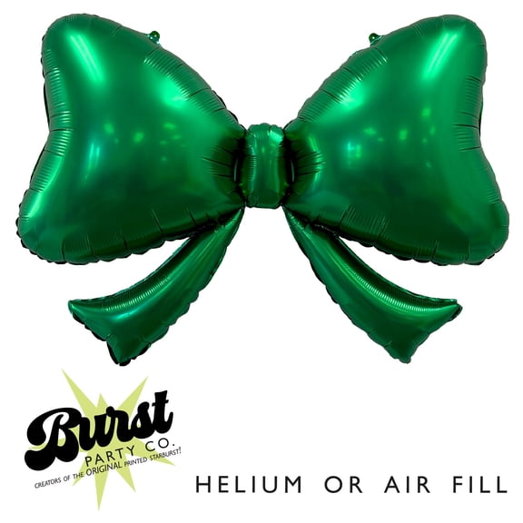 Green Bow Balloon 40"