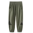 thumbnail image 1 of Green Boys Loose Fit Trousers Pants Outfit Sweat Pants for Boy Track Gym Brunch Thin Fish Net Quick Dry Mesh Fall Winter Trousers Pants 2026 Clothes 10 Years, 1 of 4