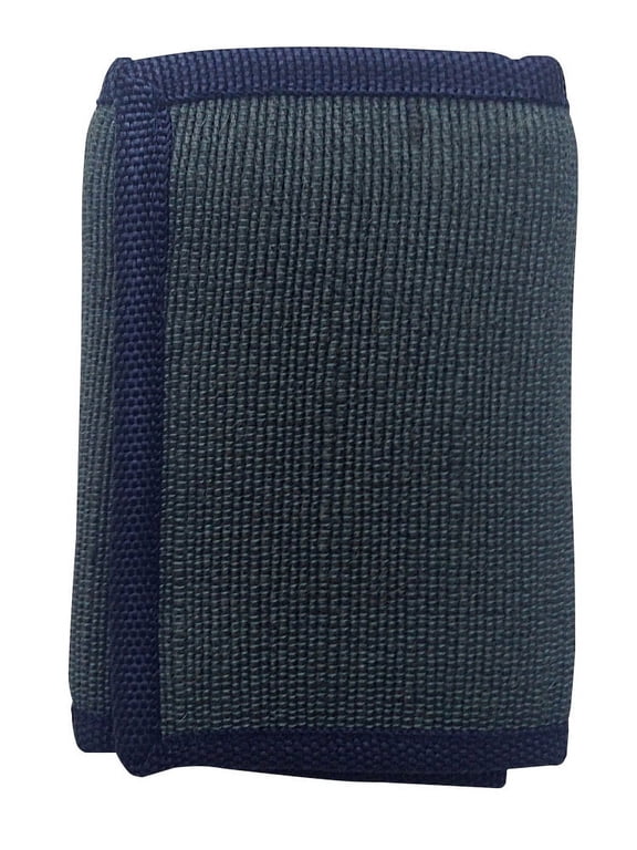 Olive-Green Natural Abaca-Fiber Trifold Wallet