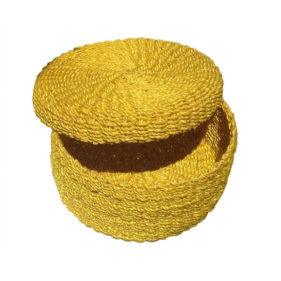 Green Breeze Imports Yellow Tortilla Basket