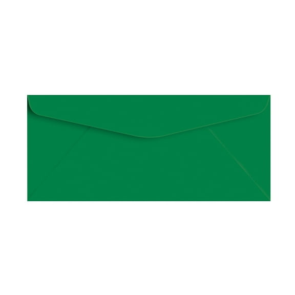 Green Bright Color #10 Envelope, 4 1/8" x 9 1/2", 100 Envelopes