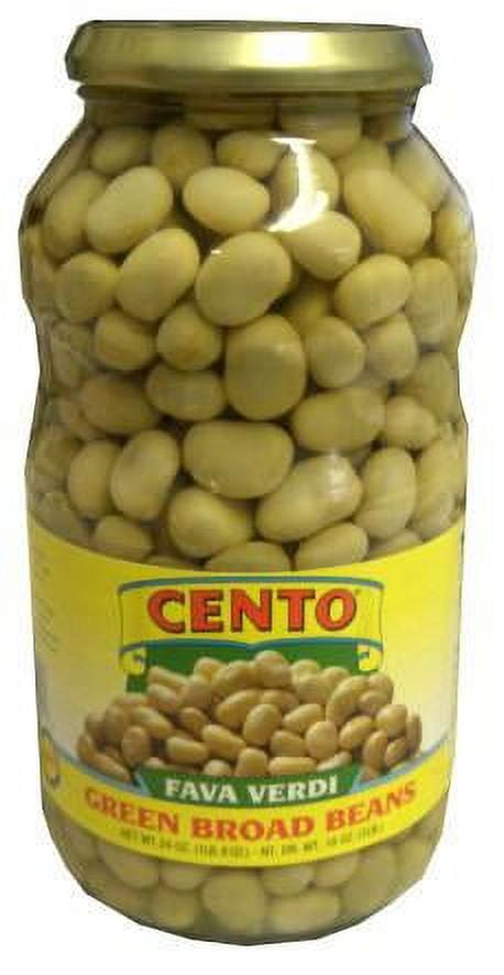 Green Broad Beans, Fava Verdi (Cento) 24 oz Jar