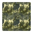 thumbnail image 1 of Green Brown Camo Forest Pattern Square Fitted Tablecloth with Elastic Edge,Square Table Cover,Washable Elastic Table Cover for Home Kitchen Party Decor 36"x36", 1 of 6