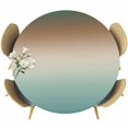 thumbnail image 1 of Green Brown Ombre Round Tablecloth 55-60 Inch Round Fitted Table Cloth with Elastic Edge, Modern Gradient Abstract Art Waterproof Table Cover Protector for Outdoor Picnic Party Dining, 1 of 9