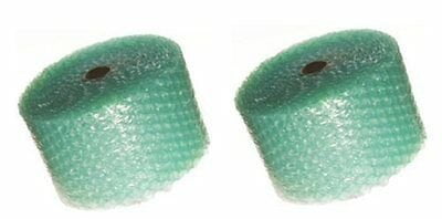 Green Bubble Cushioning Wrap Roll 125' x 12" Lot 1/2 Lg Eco-Friendly Recycled