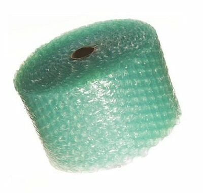 Green Bubble Cushioning Wrap Roll 62.5' x 12"  Lg 1/2"  Eco-Friendly Recycled