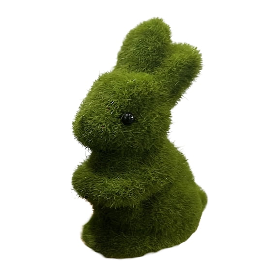 Green Bubble Flocking Simulation Three Dimensional Moss Craftwork Ornament Gardening Decoration