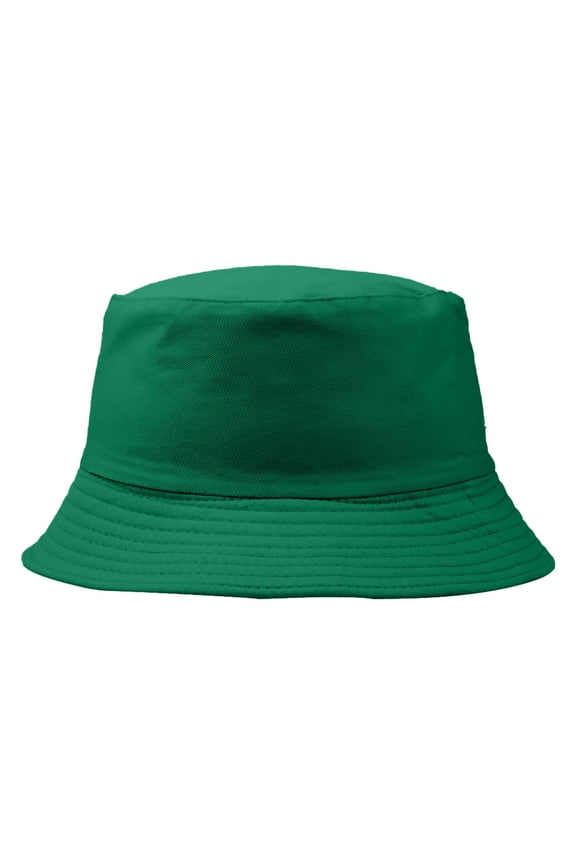 Green Bucket Hats Cotton Green Hat Bucket Hat for Summer Travel Beach Sun Hat