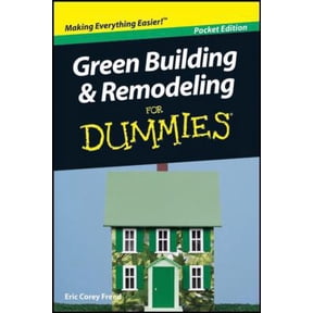 Pre-Owned Green Building & Remodeling for Dummies Pocket Edition (Paperback) 0470414340 9780470414347