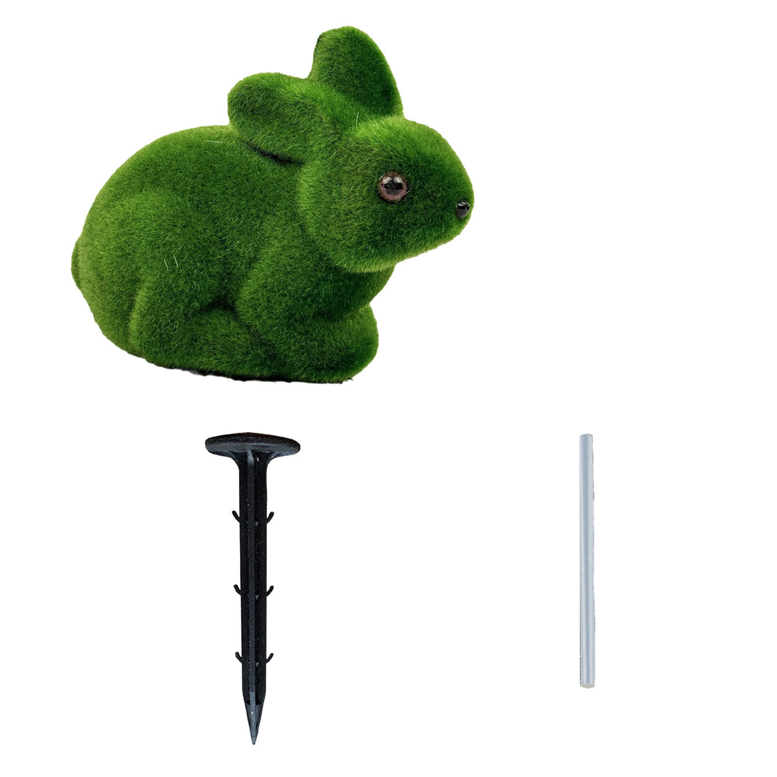 Green Bunny Plant Rabbit Stake Artificial Plant Green Bunny Topiary ...