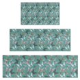 thumbnail image 1 of Green Butterfly Pattern Kitchen Rugs Sets Of 3,Kitchen Runner Rugs Non Skid Washable,Decorative Kitchen Floor Mats for Kitchen,Sink,Laundry,17"x30"+ 17"x47" + 17"x59", 1 of 6
