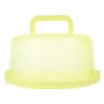thumbnail image 1 of Portable Green Cake Carrier with Handle - Cake Storage Stand for Easy Transport and Serving, 1 of 5
