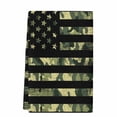 thumbnail image 1 of Green Camouflage American Flag Microfiber Kitchen Towel, Wooden Grain Soft Absorbent Dish Towels, Quick Drying Washable Dishcloths for Kitchen Cleaning, Drying Dishes, 18x28 Inches, 1 of 9