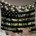 thumbnail image 1 of Green Camouflage American Flag Tapestry for Bedroom Wall Hanging Tapestry, Wooden Grain Ceiling Backdrop Tapestries Poster Blanket Wall Decor for Teens Room Living Room Dorm 39" x 59", 1 of 8