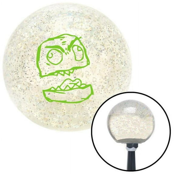 Green Canadian Clear Metal Flake Shift Knob with M16 x 1.5 Insert Shifter Auto Brody