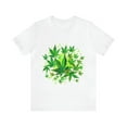 Green Cannabis Leaves Medley TShirt (2023) Unisex Jersey Short Sleeve