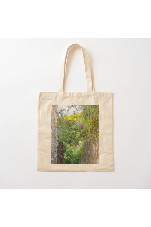 Green Capri Canvas Canvas Tote Bags, Reusable Shopping Bag