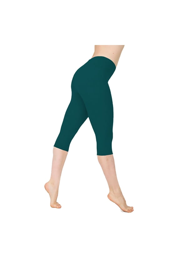 Green Capri Pants for Women Ladies Plus Size Loose Anti Exposure Absorption Sweat Permeability High Elasticity Ultra Light Running Fitness Yoga Pants and Shorts.