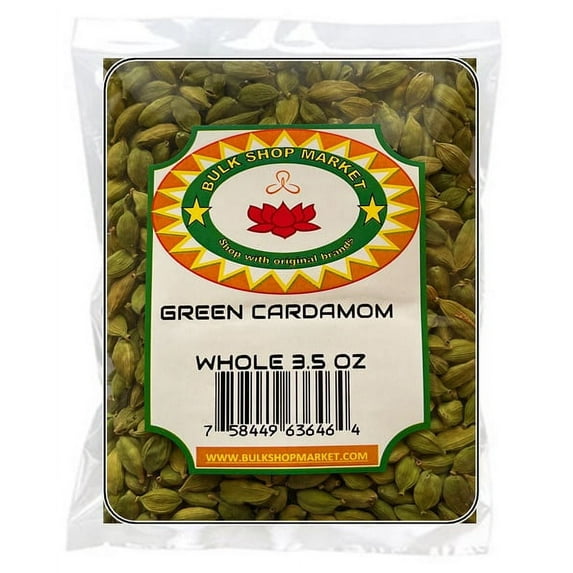 Green Cardamom Whole 3.5 OZ (100 GM) Spice By BulkShopMarket