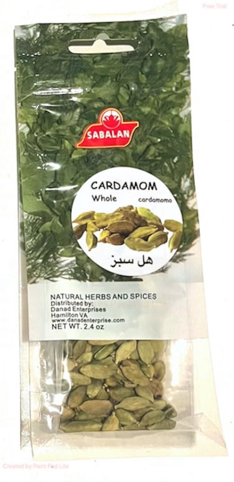 Green Cardamom, whole 2.4 oz