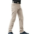 thumbnail image 1 of Green Cargo Pants Men Men's Hiking Pants Ripstop Water Repellent Casual Cargo Pants Quick Dry Work Trousers with Pockets Relaxed Fit Tactical Cargo Work Pants Lightweight EDC Hiking Work Pants, 1 of 6
