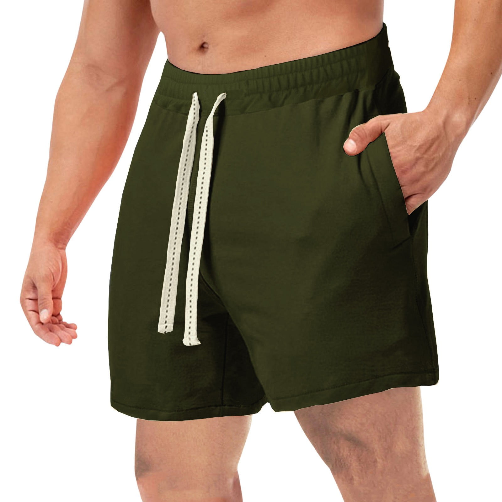 Mens Capri Cargo Shorts
