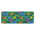 thumbnail image 1 of Green Cartoon Dinosaurs Palm Trees Sun Pattern Kitchen Rug Mat,Kitchen Runner Rugs Non Skid Washable,Decorative Kitchen Floor Mats for Kitchen,Sink,Laundry,17"x47.2", 1 of 7